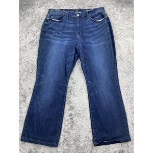 Judy Blue Jeans Womens 22W Slim Bootcut High Rise Stretch Comfort Stretch Denim